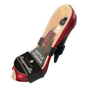 Red High Heel Wine Stopper By Wild Eye Designs